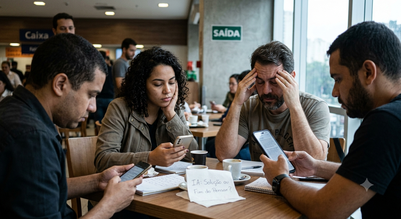 O declínio cognitivo da sociedade brasileira com o uso incorreto da inteligência artificial